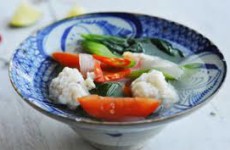 cach nau canh chua cha muc thanh mat ngay he